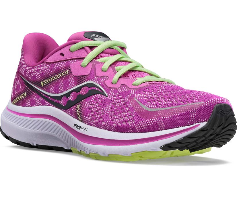 Saucony Omni 20 Women's Running Shoes Purple / Green | AU 182MQZA